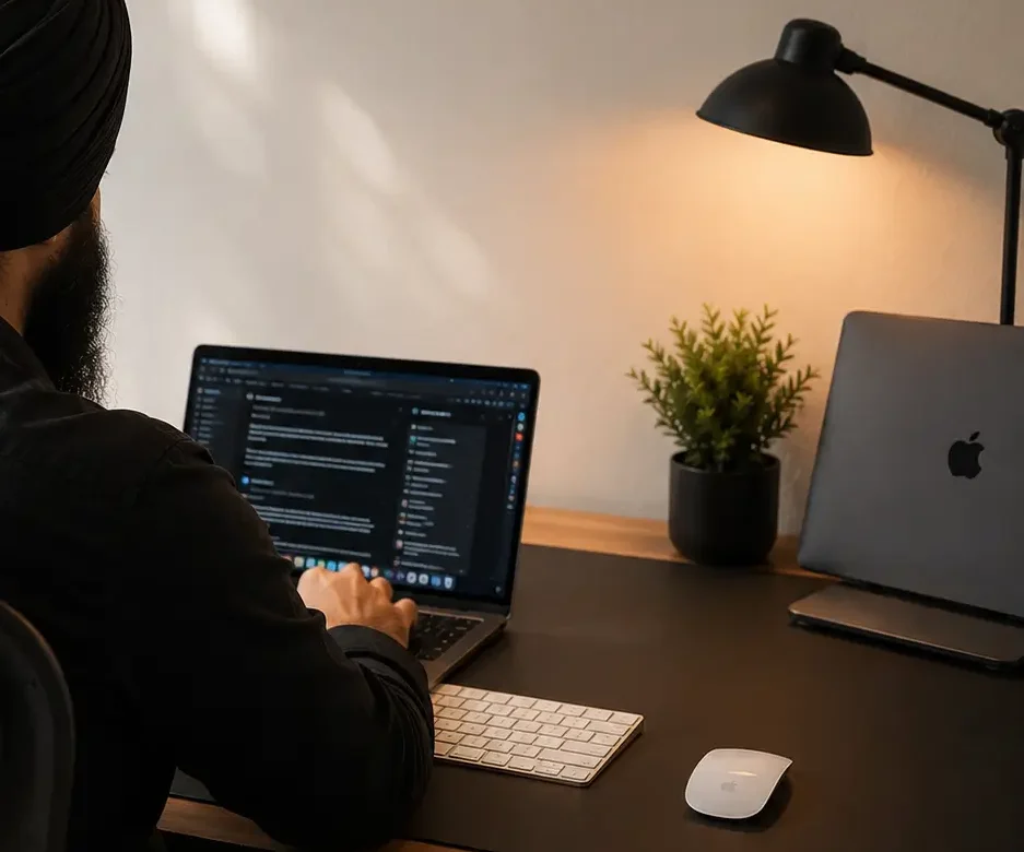 Work space setup